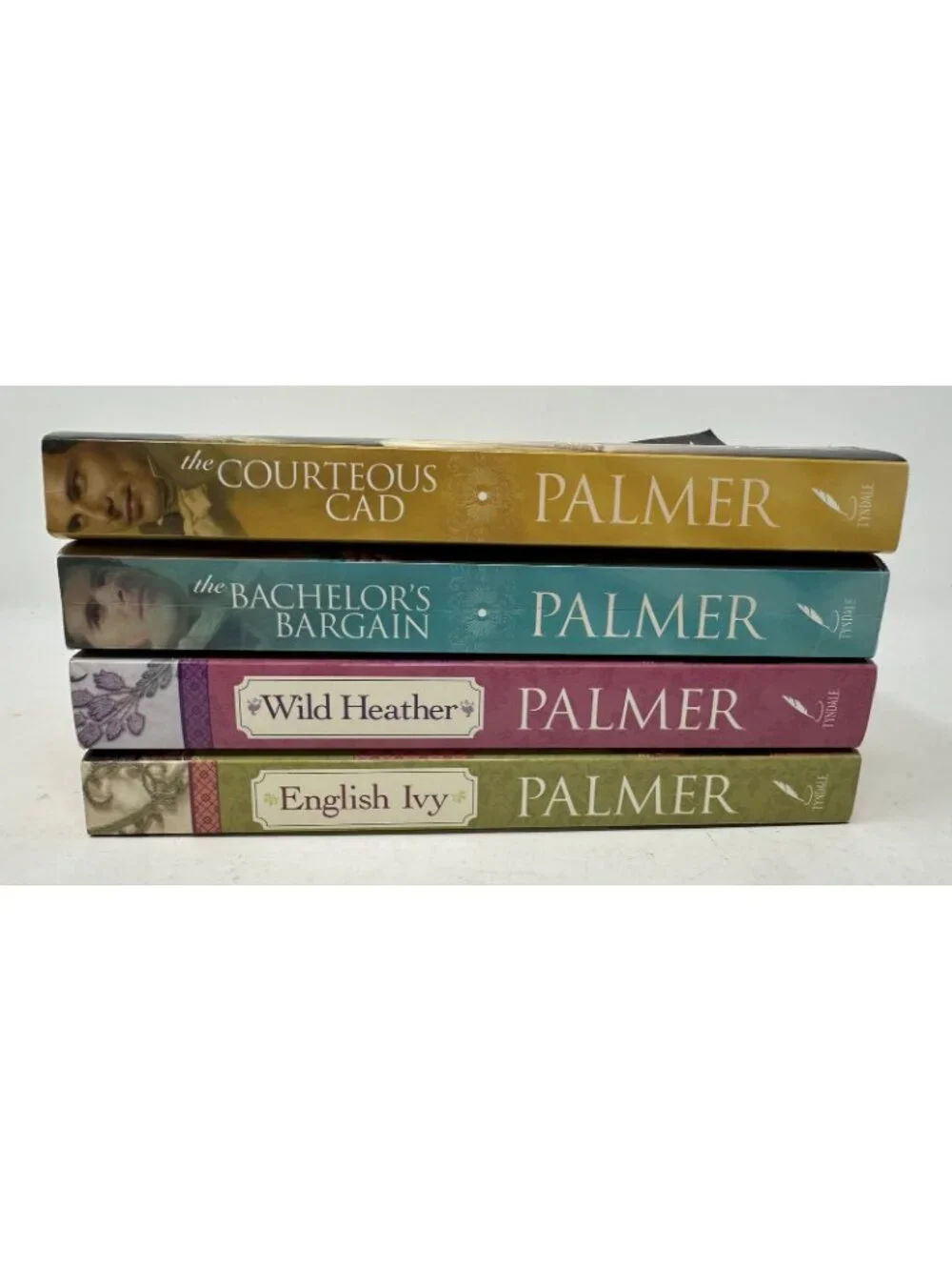 CATHERINE PALMER 4 BOOKS Bachelors Bargain Courteous Cad English Ivy Wild Heathe